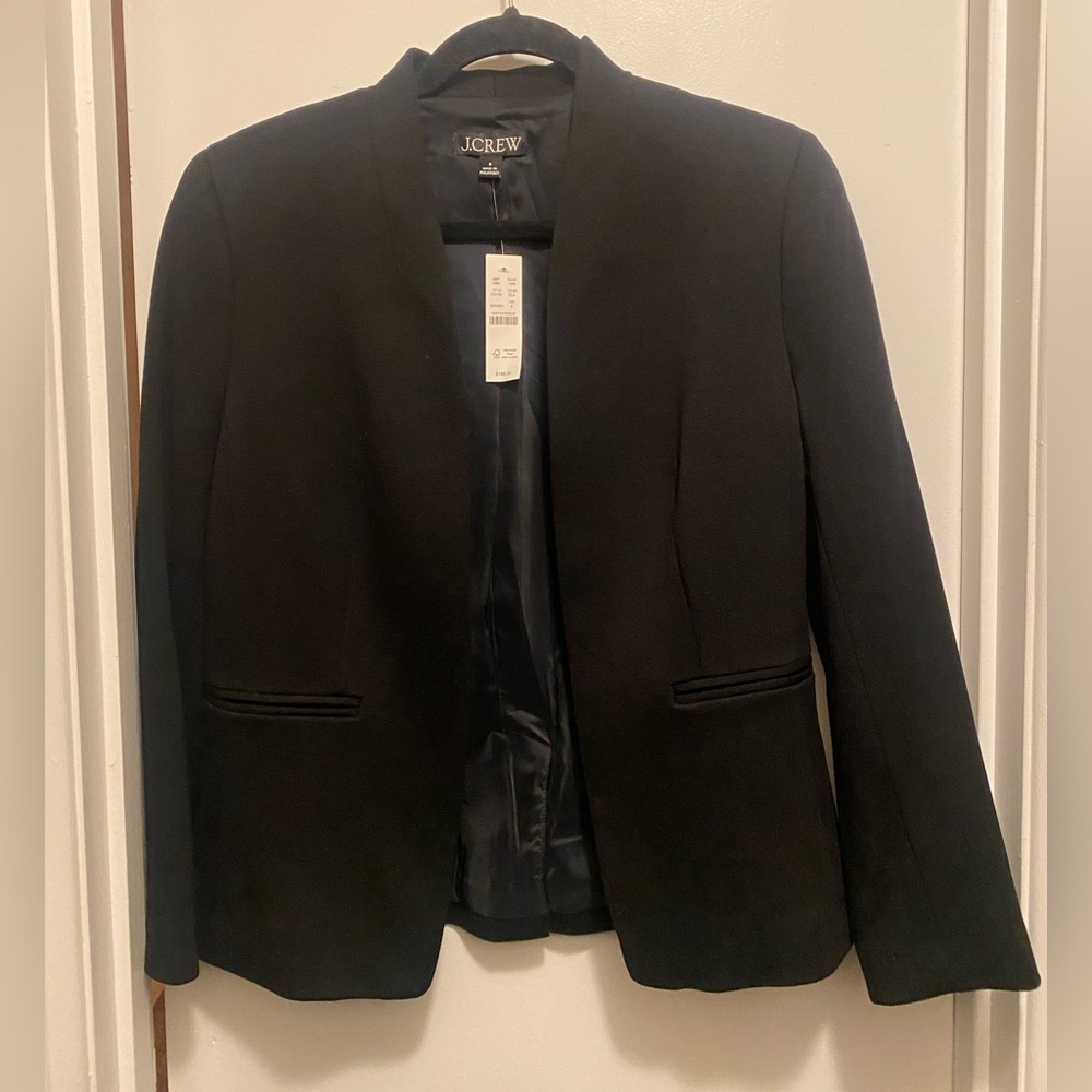 J. Crew Women's Classic Black Suit Jacket NWT